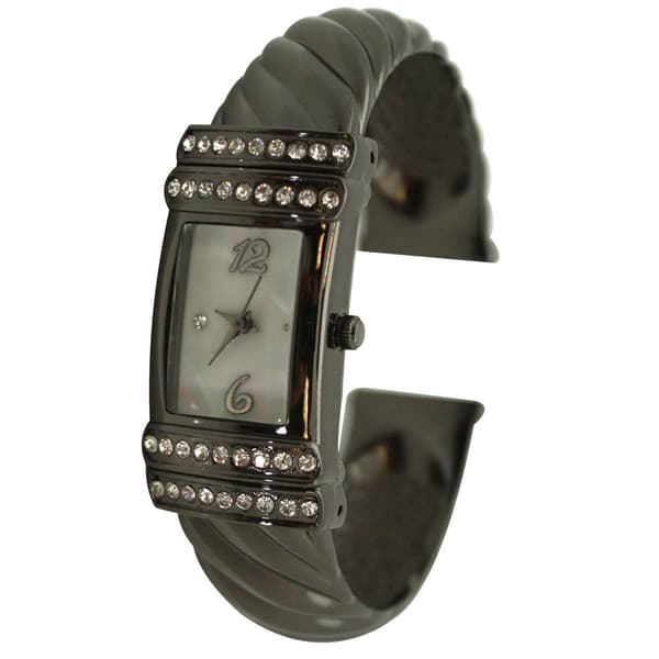 Womens Olivia Pratt(tm) Square Face Bangle Women Watch - A918308 - image 