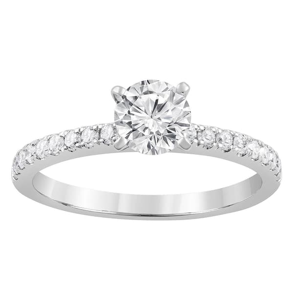 Diamond Classics(tm) 14kt White Gold Lab Grown Diamond Ring - image 