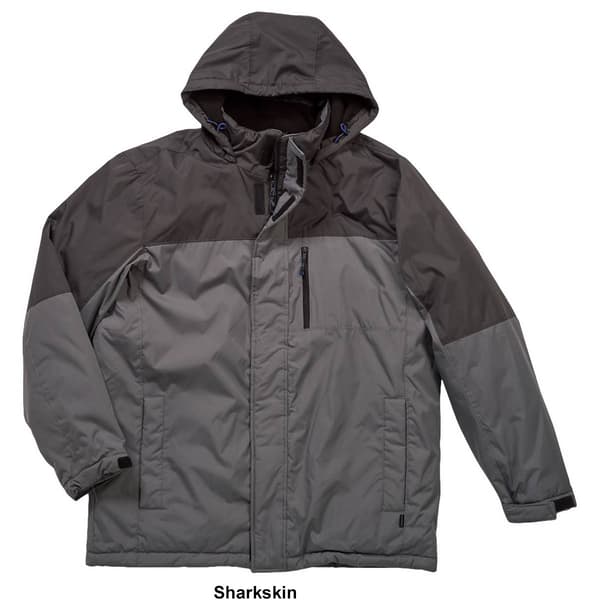 Mens Big &amp; Tall Hawke &amp; Co. Color Block Midweight Coat