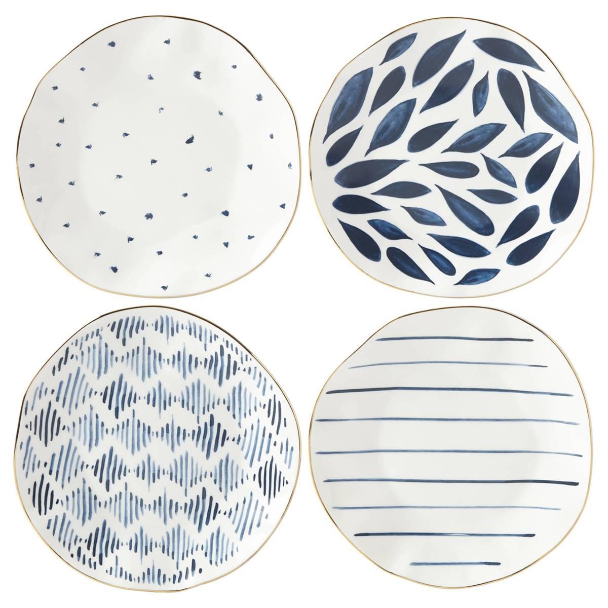Lenox® Blue Bay™ 4pc. Dessert Plate Set