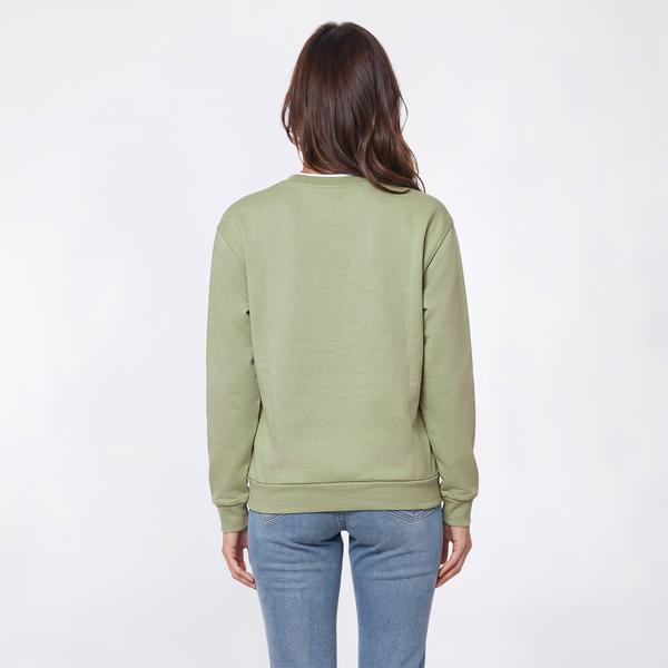 Womens Top Stitch by Morning Sun Kitty Fleece Sweatshirt