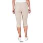 Womens Ruby Rd. Key Items Tech Pull-On Clamdigger Pants - image 2