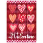 Northlight Seasonal Be My Valentine Plaid & Heart House Flag - image 2