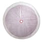 Kurt S. Adler 54in. Red Sequins w/ White Border Tree Skirt - image 4