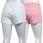 Juniors One Step Up 2pk Waffle Tie Front Shorts - image 2