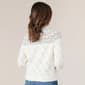 Womens Democracy Long Sleeve Round Neck Fair Isle Sweater - image 3