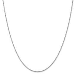 Gold Classics(tm) 1.5mm. 14kt. White Parisian Wheat Necklace