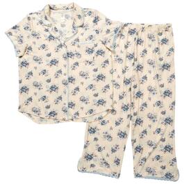 Womens Jessica Simpson Short Sleeve Gina Rose Pajama Set