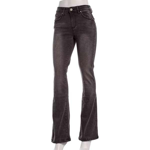 Juniors YMI(R) Mid Rise Bootcut Jeans - image 