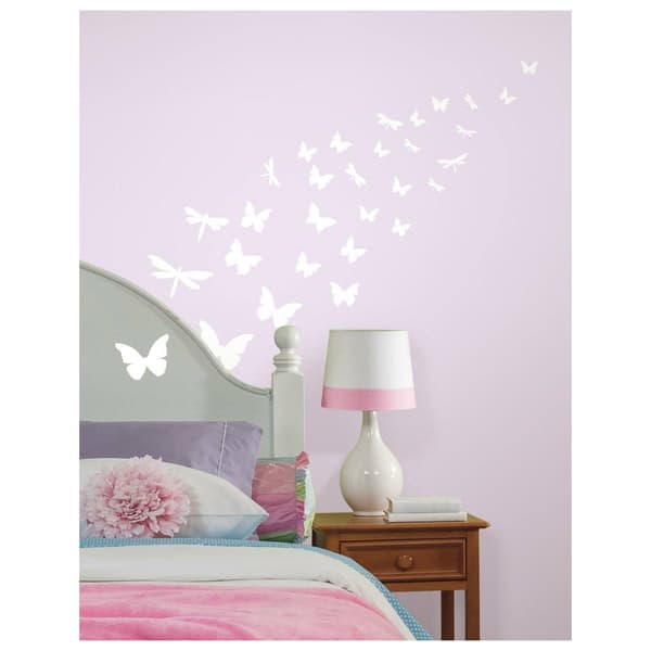 RoomMates&#40;R&#41; Butterfly & Dragonfly Peel & Stick Wall Decals