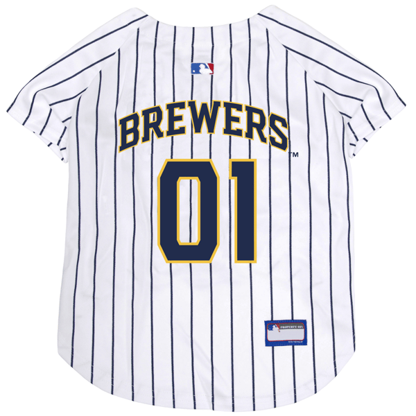 MLB Milwaukee Brewers Pet Jersey - image 