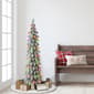 Puleo International 4ft. Incandescent Flocked Alpine Pencil Tree - image 3