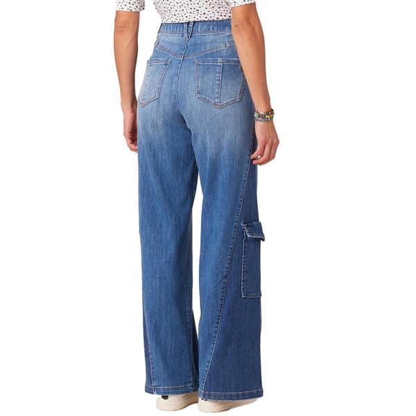 Womens Democracy "Ab"solution&#174; Skyrise Cargo Wide Leg Jeans