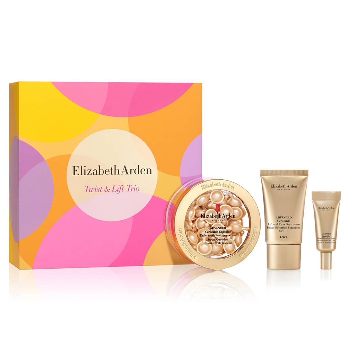 Open Video Modal for Elizabeth Arden Ceramide Twist &amp; Lift Trio Gift Set - $152 Value