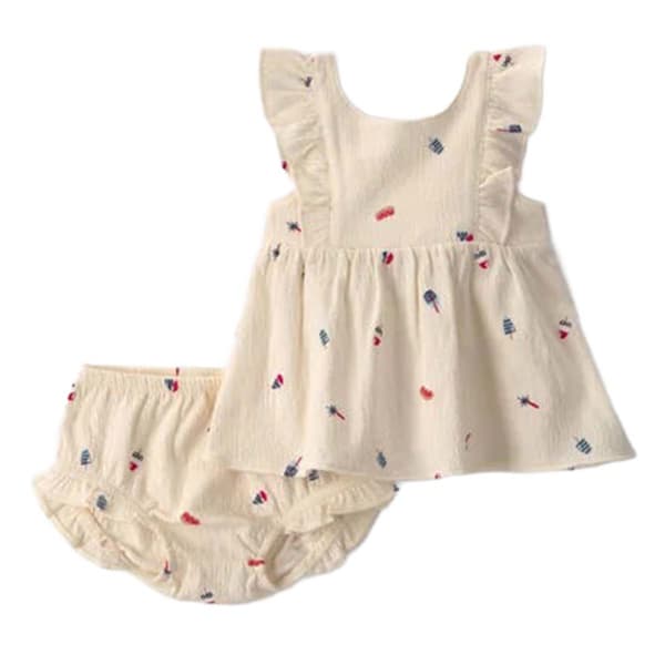 Baby Girl (12-24M) Carter''s(R) 2pc. Hotdog & Popsicle Ruffle Set - image 