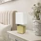 Simple Designs Petite Faux Stone Table Lamp w/Fabric Shade - image 7