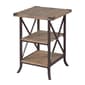 Convenience Concepts Brookline End Table with Shelves - Brown - image 2