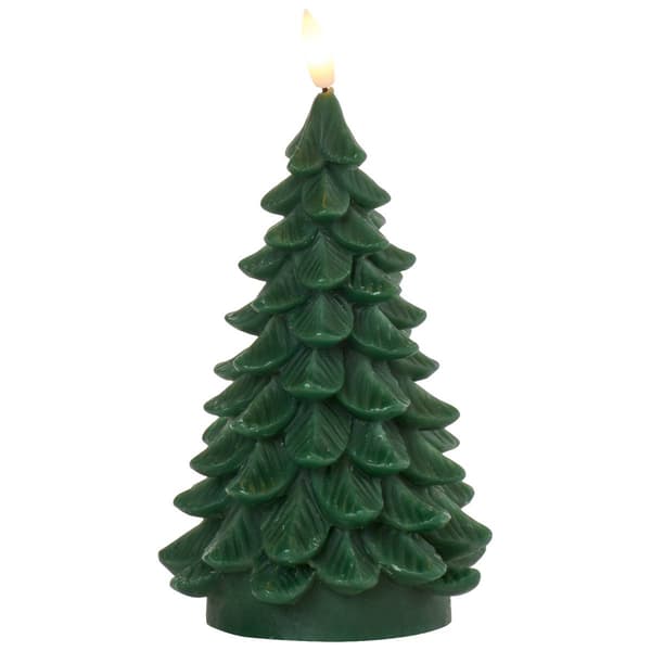 Large Wax LED Christmas Tree - image 