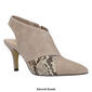 Womens Bella Vita Val Snakeskin Slingback Heels - image 8
