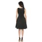 Womens White Mark Knee Length Tweed  Fit & Flare Dress - image 2