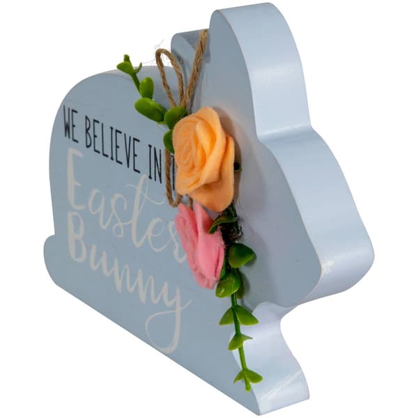 Northlight Seasonal Wooden Bunny Easter Signs - Set of 4