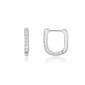 Brilliant Grown 1/10ctw. Lab-Grown Diamond Hoop Earrings - image 2