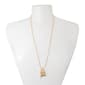 Steve Madden Snake Chain Necklace w/ Padlock & Key Pendants - image 3