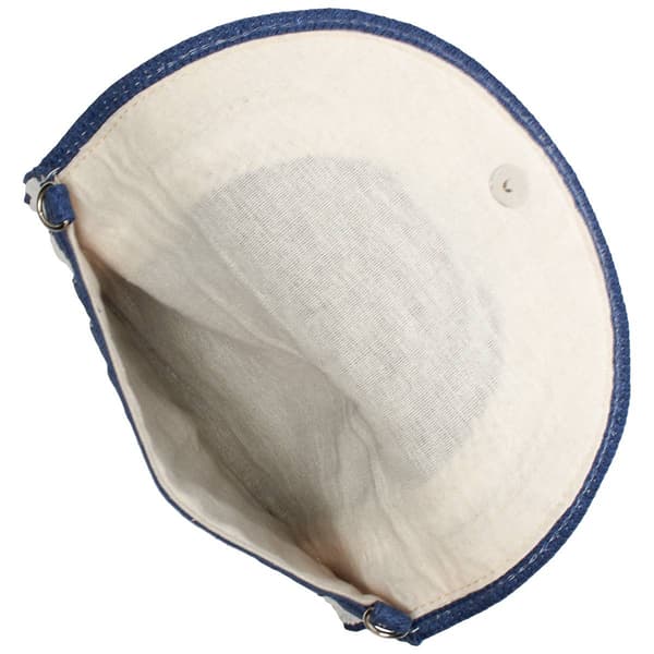 D''Margeaux Straw Flap Clutch