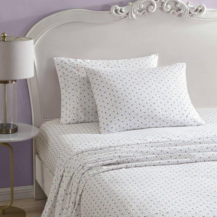 Betsey Johnson Pretty Floral Ditsy Microfiber Sheet Set