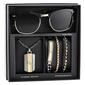 Mens American Exchange Two-Tone Pendan/Bracelets/Sunglasses - image 1