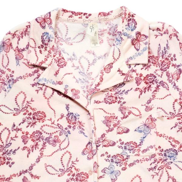 Womens Jessica Simpson Long Sleeve Butterfly Pajama Set