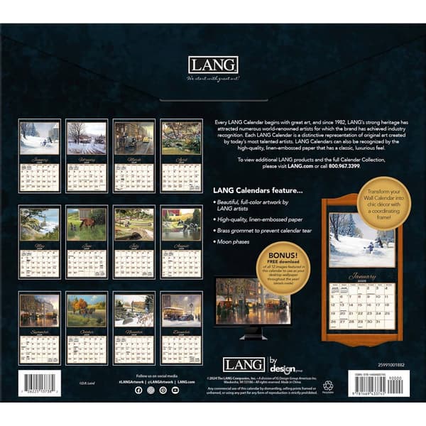 Lang&#174; 2025 Treasured Times Calendar