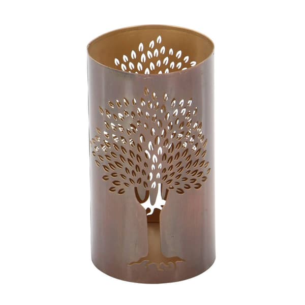 9th & Pike&#174; Cylindrical Pierced Metal Candle Holders - Set of 3