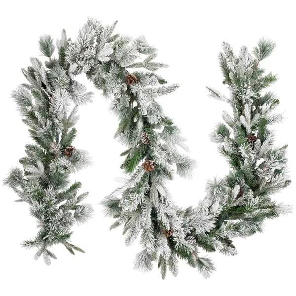 Northlight Seasonal LED Emerald Pine Artificial Christmas Garland - image 