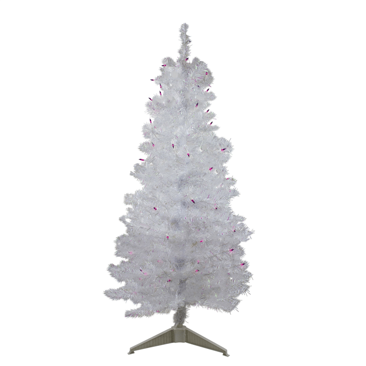 Northlight 4ft. Purple Pre-lit Iridescent Pine Christmas Tree