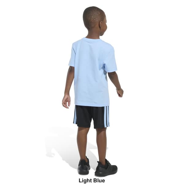 Boys &#40;4-7&#41; adidas&#174; Short Sleeve Tee & Shorts Set