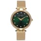 Womens Jessica Simpson Gold-Tone Green Dial Watch - JS0009GD - image 1