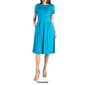 Womens 24/7 Comfort Apparel Midi A-Line Dress With Pocket - image 6