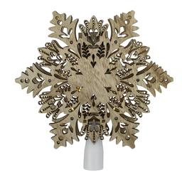 Northlight Seasonal 8.5in. Snowflake Christmas Tree Topper
