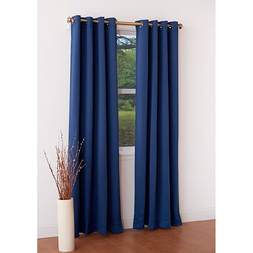 Turner Woven Blackout Grommet Panel Curtain
