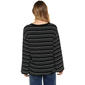 Womens Times Two Maternity Long Sleeve Stripe Drop Shoulder Tee - image 2