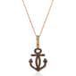 Le Vian Chocolatier&#40;R&#41; Vanilla & Chocolate Diamond Anchor Pendant - image 1