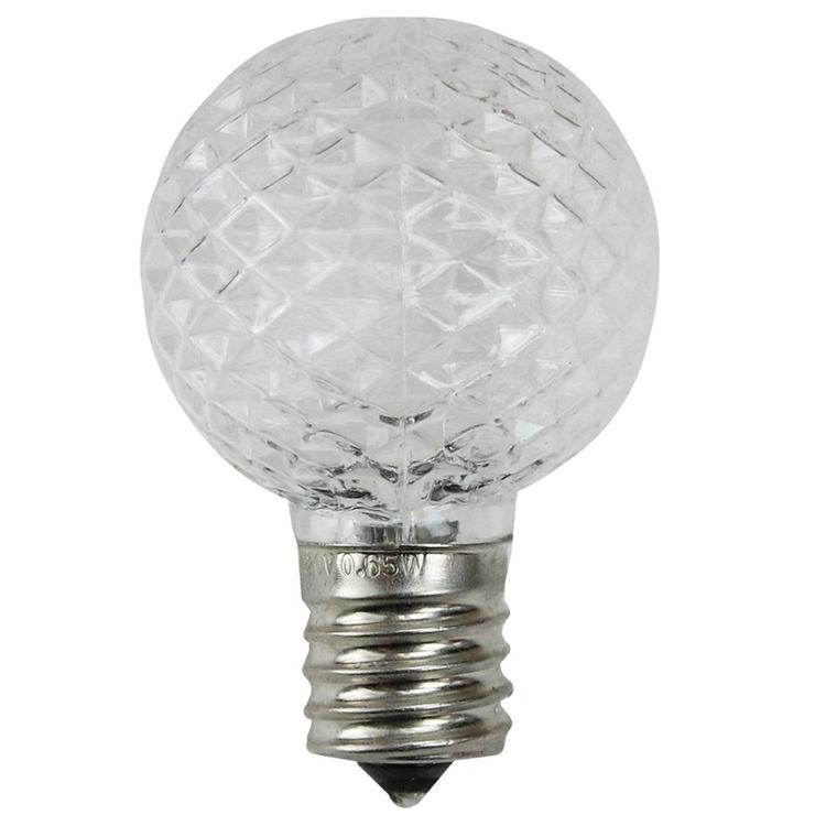 Northlight 25pk. LED G40 Clear Christmas Replacement Bulbs