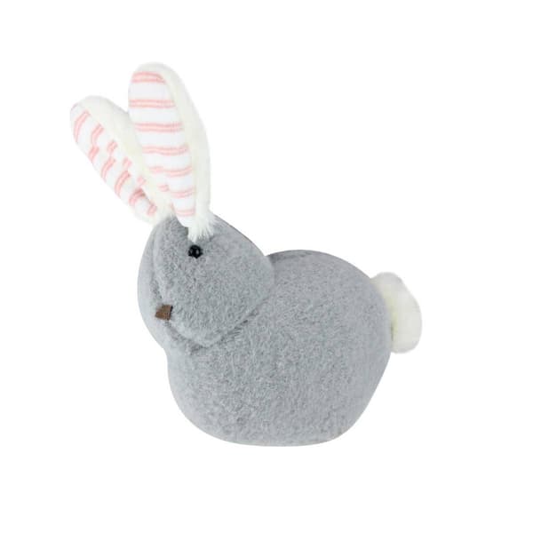 Northlight Seasonal Plush Dove w/ Striped Ears Easter Figurine - image 