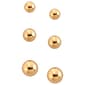 Design Collection Gold Plated Graduated Ball Earrings Trio - image 1