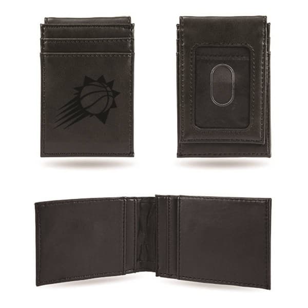 Mens NBA Phoenix Suns Faux Leather Front Pocket Wallet - image 