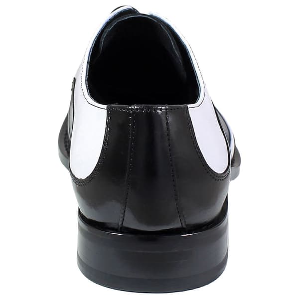 Mens Stacy Adams Talmadge Buffalo Leather Oxfords