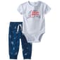 Baby Boy (3-24M) Carter''s(R) Daddy''s 1st Mate Boat Pants Set - image 1