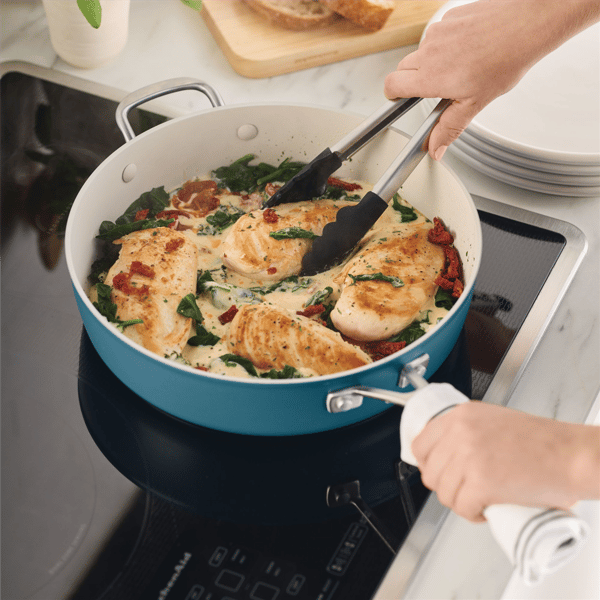KitchenAid Hard-Anodized Ceramic Induction 5qt. Saute Pan w/ Lid