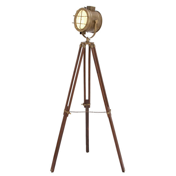 9th & Pike&#40;R&#41; Brown Industrial Floor Lamp - image 